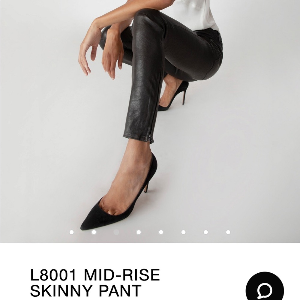 J Brand L8001 leather pants